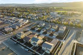 Aerial view of King City, California
